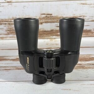 Nikon Action 10x50 6.5° Binoculars No Neck Strap Missing Front Hinge Cap – Used